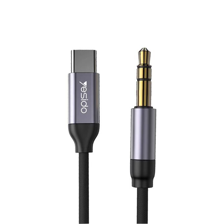 کابل تبدیل USB-C به AUX یسیدو  مدل YAU-20 طول 1 متر